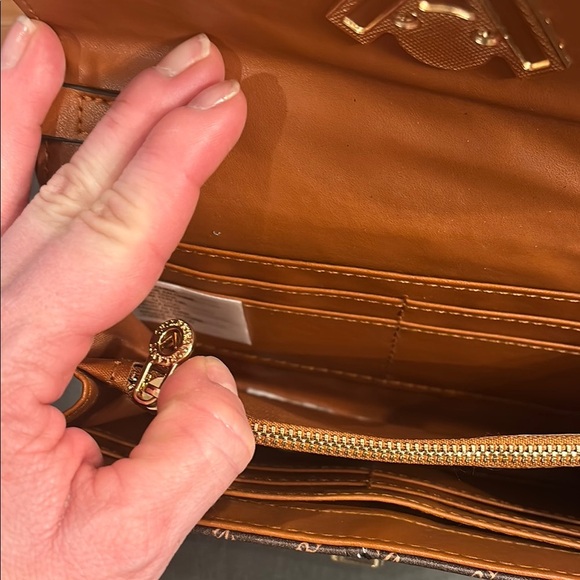 NWT Valentino Orlandi Brown Crossbody Bag - Picture 10 of 13